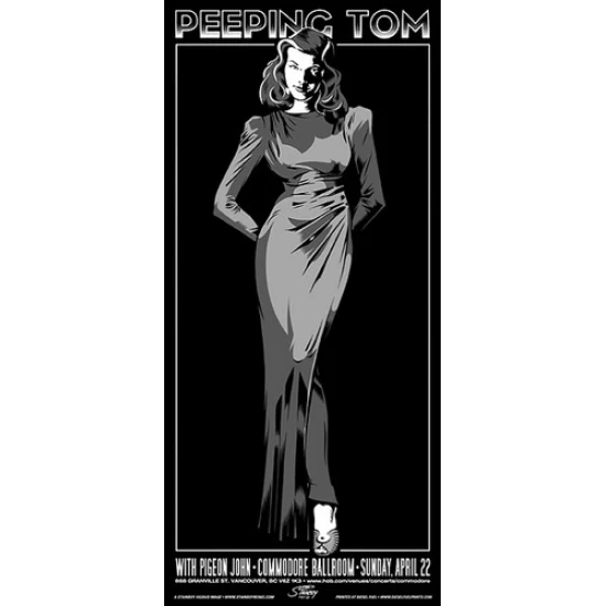 Peeping Tom Concert Poster by Stainboy (SOLD OUT)