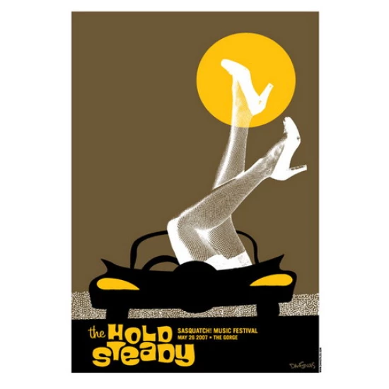 The Hold Steady Concert Poster by Dan Stiles (SOLD OUT)
