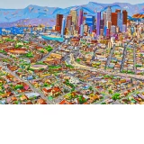 Los Angeles Skyline by Susan Logoreci