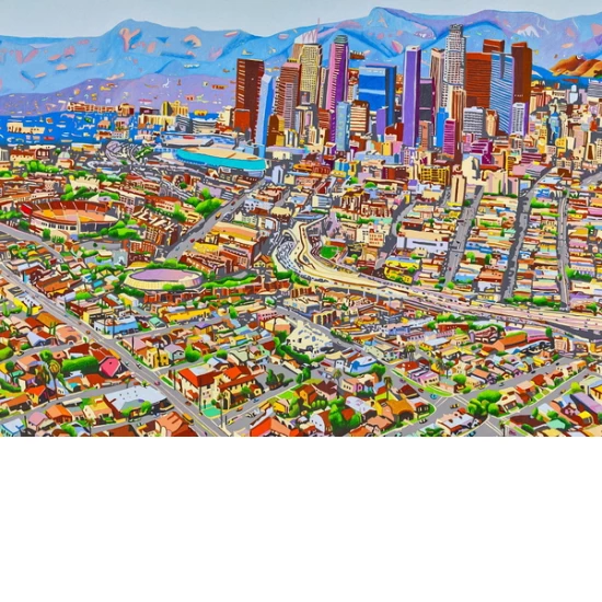 Los Angeles Skyline by Susan Logoreci