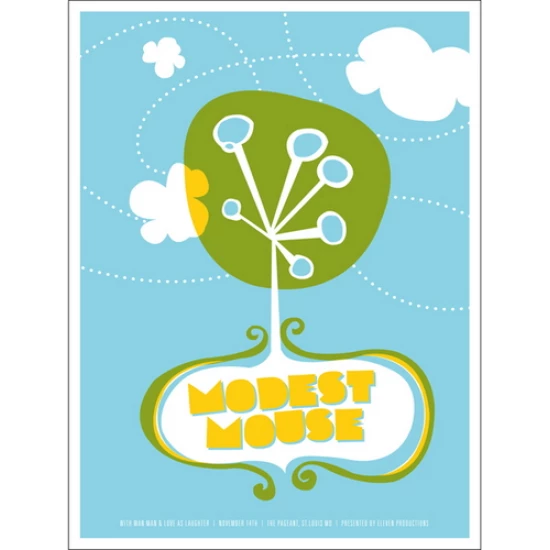 Modest Mouse concert poster by Vahalla Studios (SOLD OUT)
