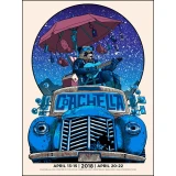 Coachella 2018 (Night Version) poster by Tim Doyle