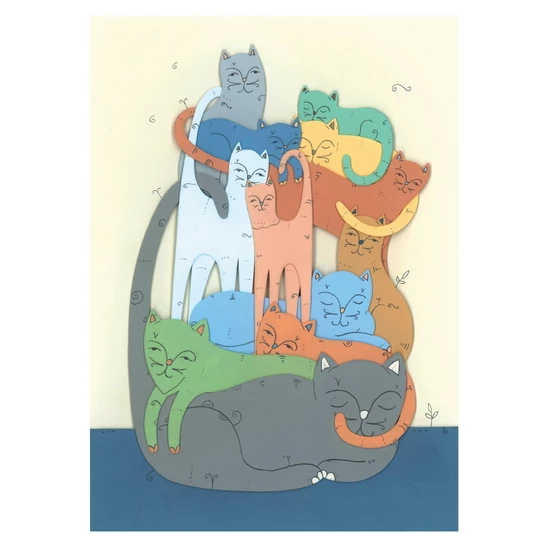 Cat Pile by Timothy Karpinsk