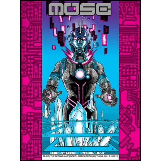 Muse concert poster by Tim Doyle (SOLD OUT)