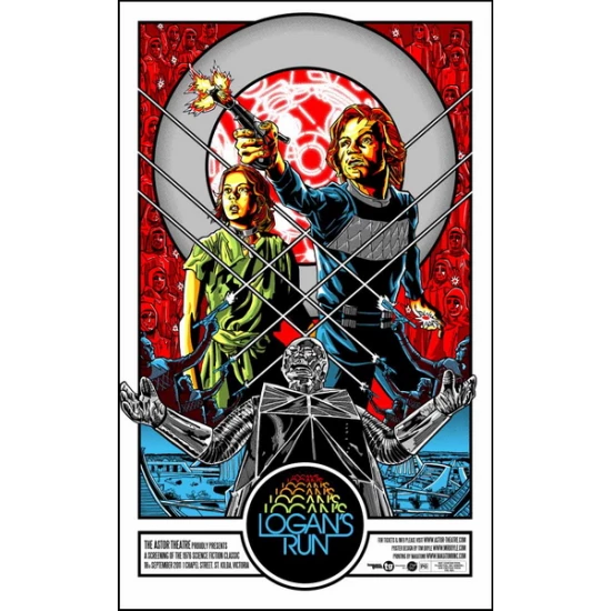 Logan's Run movie poster by Tim Doyle