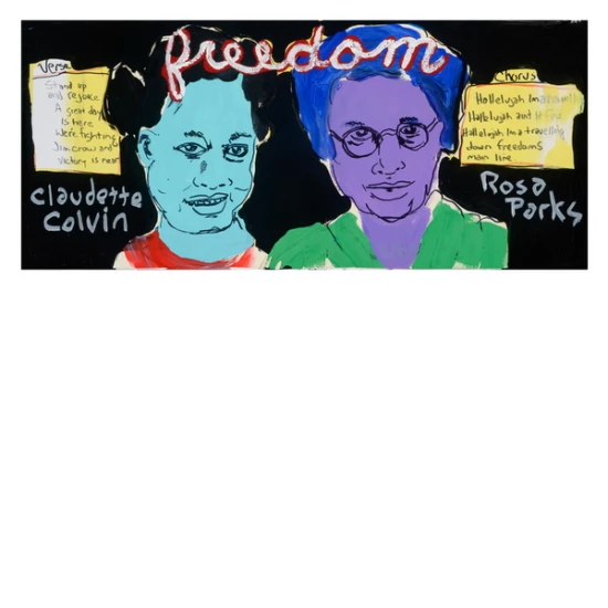 Claudette Colvin & Rosa Parks by Tim Kerr