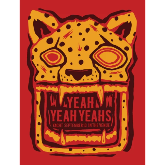 Yeah Yeah Yeahs concert poster by Furturtle Show Prints (SOLD OUT