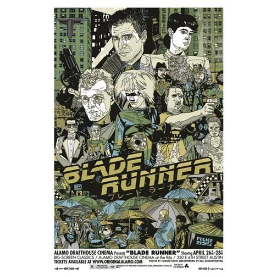 Blade Runner Movie Poster by Tyler Stout (SOLD OUT)