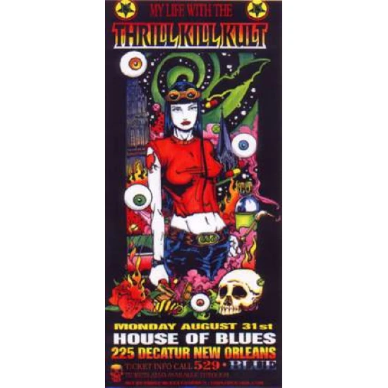 My Life with the Thrill Kill Kult Concert Poster (SOLD OUT)