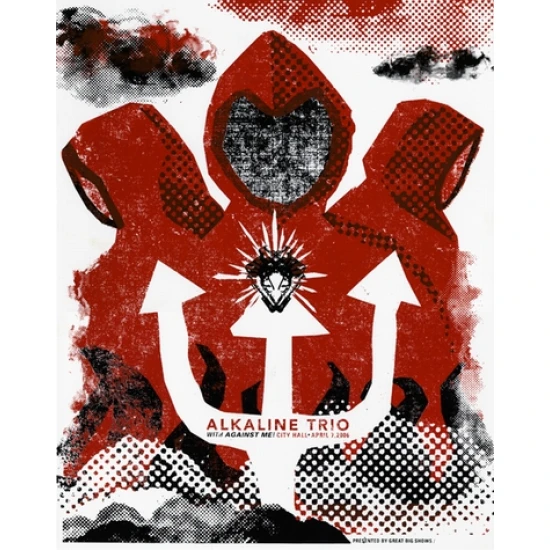 Alkaline Trio Concert Poster by Andy Vastagh (SOLD OUT)