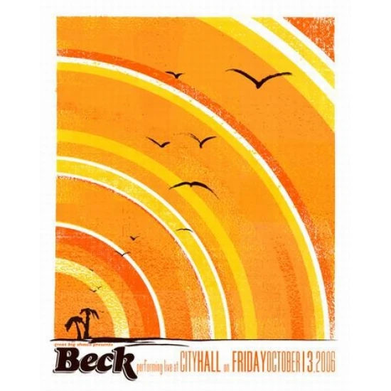 Beck Concert Poster by Andy Vastagh (SOLD OUT)