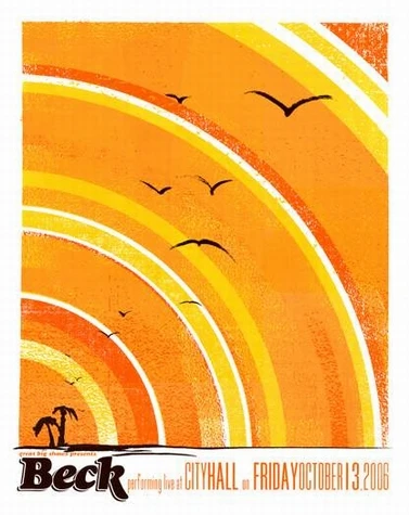 Beck Concert Poster by Andy Vastagh (SOLD OUT)