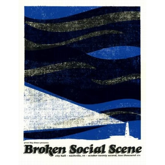 Broken Social Scene Concert Poster by Andy Vastagh (SOLD OUT)