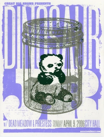 Dinosaur Jr. Concert Poster by Andy Vastagh (SOLD OUT)