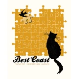 Best Coast concert poster by Andrew Vastagh (SOLD OUT)