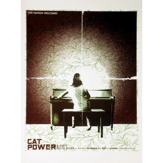 Cat Power Concert Poster by Andy Vastagh (SOLD OUT)