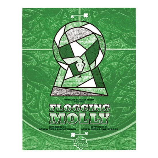 Flogging Molly Anaheim Concert Poster by Andy Vastagh (SOLD OUT)