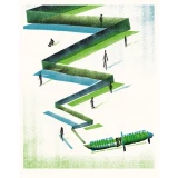 Guided by Voices concert poster by Andrew Vastagh (SOLD OUT)