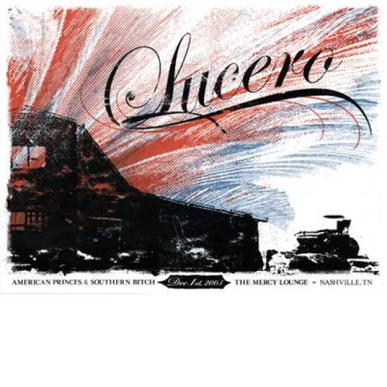 Lucero Concert Poster by Andy Vastagh (SOLD OUT)