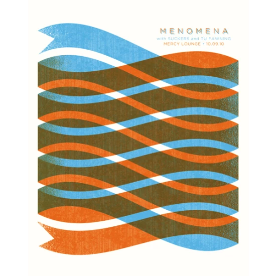 Menomena concert poster by Andrew Vastagh (SOLD OUT)