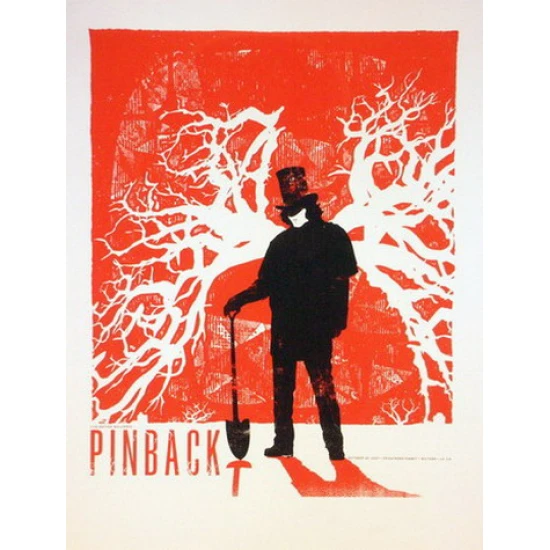Pinback Concert Poster by Andy Vastagh (SOLD OUT)