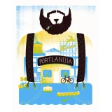 Portlandia poster by Andrew Vastagh