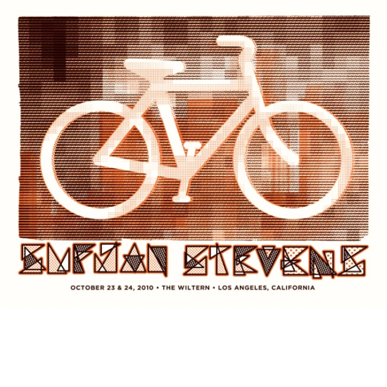 Sufjan Stevens concert poster by Andrew Vastagh (SOLD OUT)