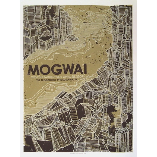 Mogwai concert poster by The Bungaloo (SOLD OUT)