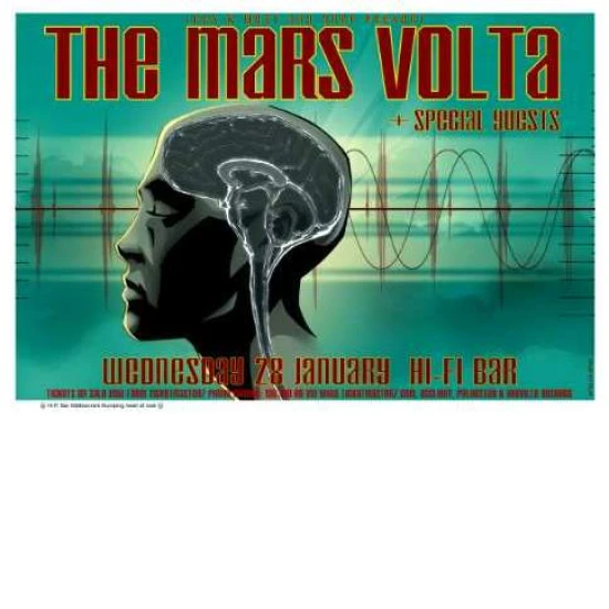 Mars Volta Concert Poster by Joe Whyte (SOLD OUT)
