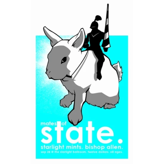 Mates of State Concert Poster (2006)