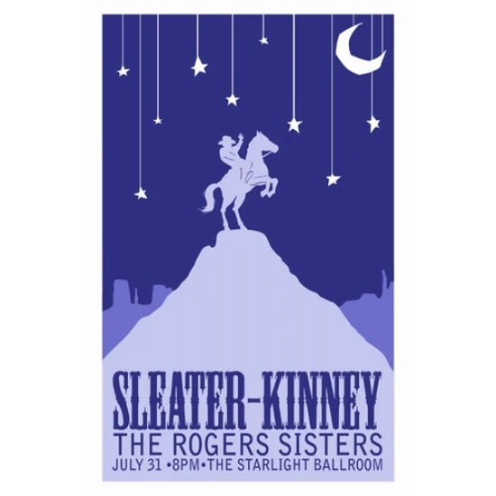 Sleater Kinney Concert Poster 2006 (SOLD OUT)