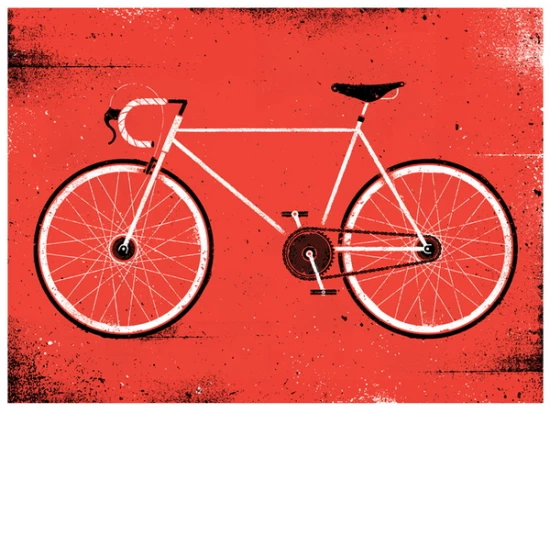 Bicycle print by The Work Week