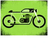 Motorcycle print by The Work Week
