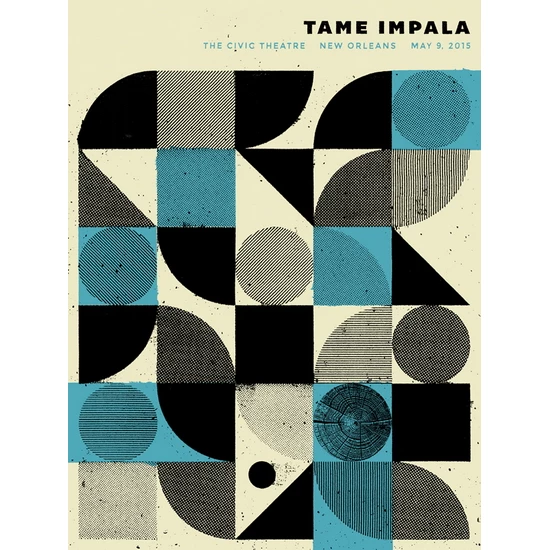 Tame Impala concert poster by The Work Week (SOLD OUT)