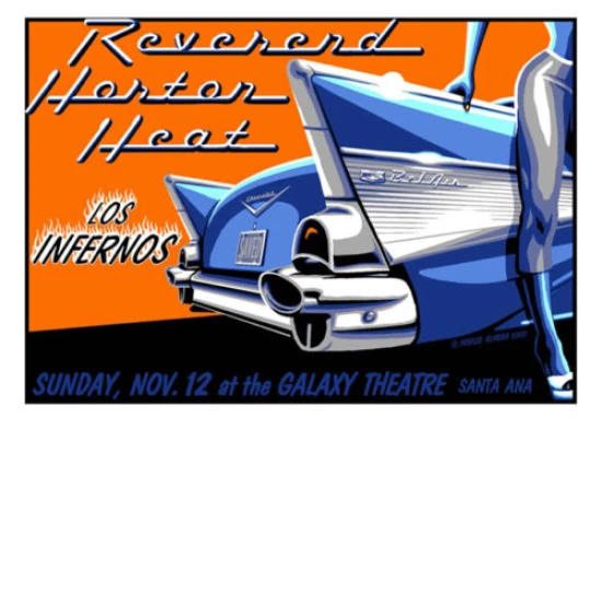 Reverend Horton Heat Concert Poster by Marco Almera