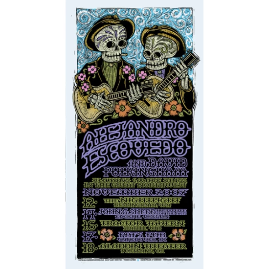 Alejandro Escovedo Tour Poster by Gary Houston