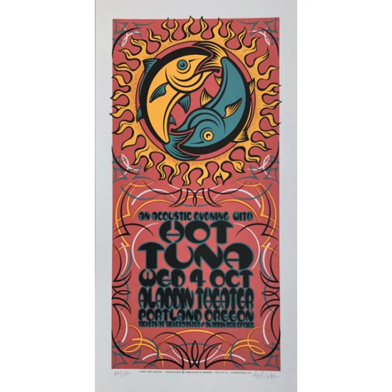 Hot Tuna Concert Poster by Gary Houston