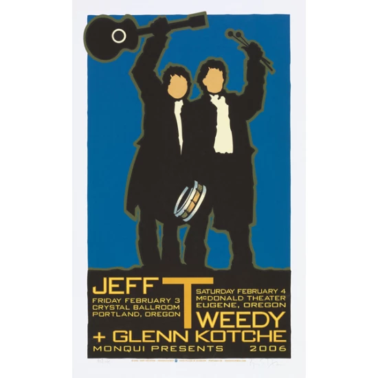 Jeff Tweedy Portland Concert Poster by Gary Houston