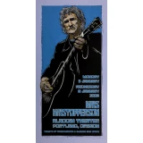 Kris Kristofferson Concert Poster by Gary Houston