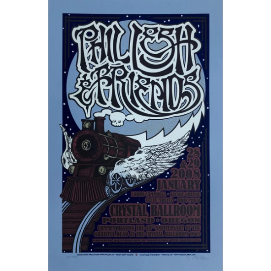 Phil Lesh & Friends 2008 Poster by Gary Houston