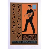 Richard Thompson 2001 Concert Poster by Gary Houston