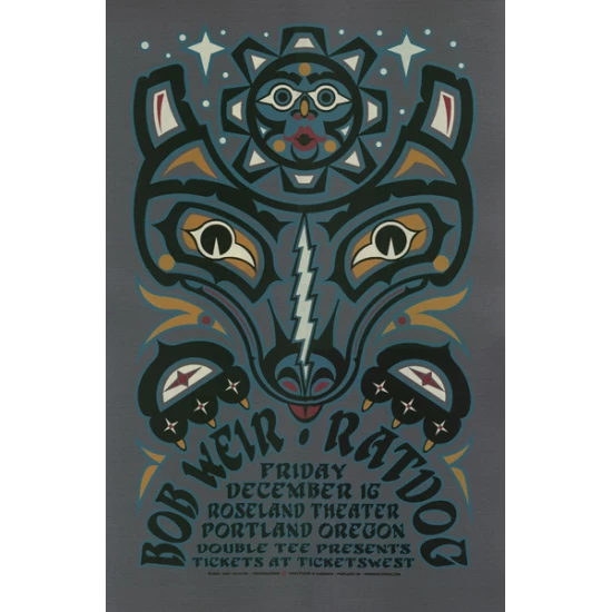 Rat Dog & Bob Weir Poster by Gary Houston
