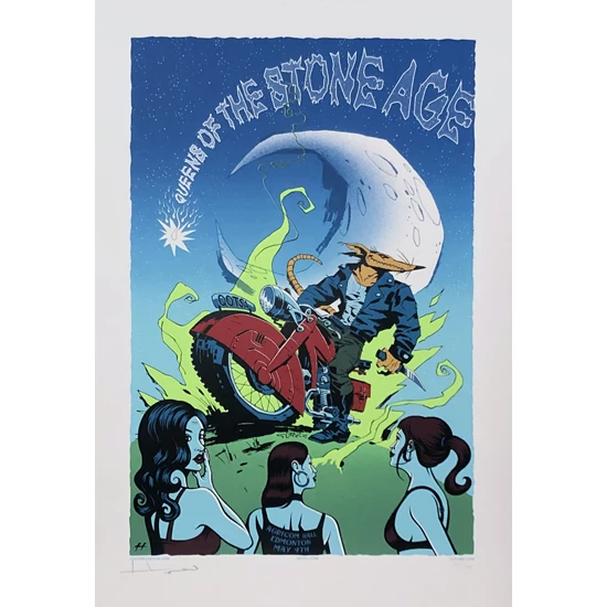 Queens of the Stone Age Concert Poster (Edmonton)