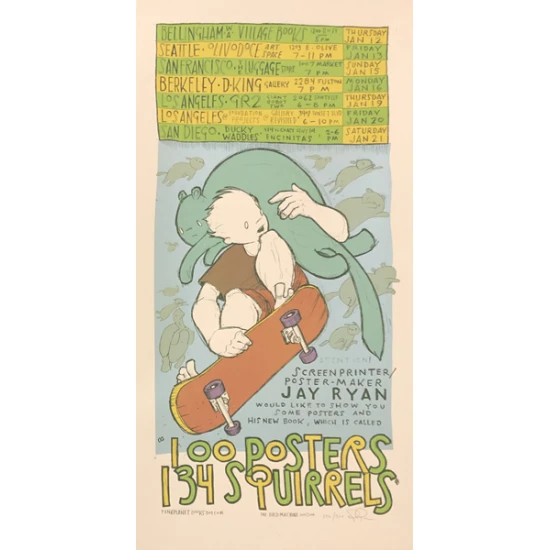 100 Posters 134 Squirrels by Jay Ryan