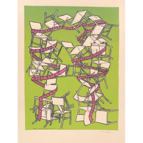 The Books Concert Poster by Jay Ryan