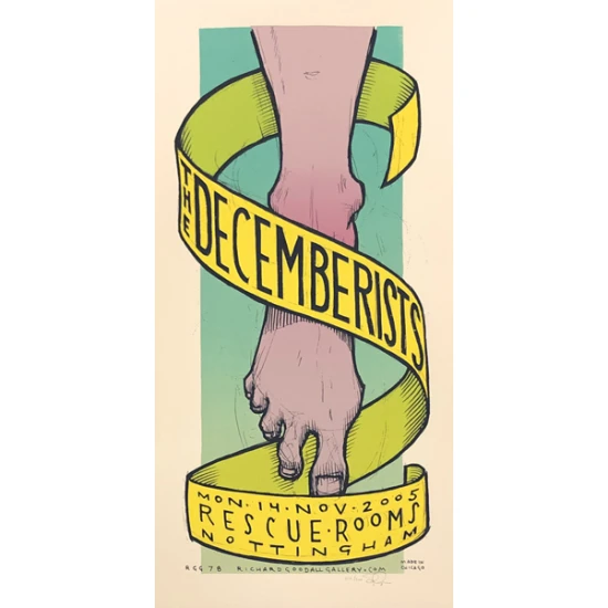 The Decemberists UK Concert Poster by Jay Ryan (SOLD OUT)