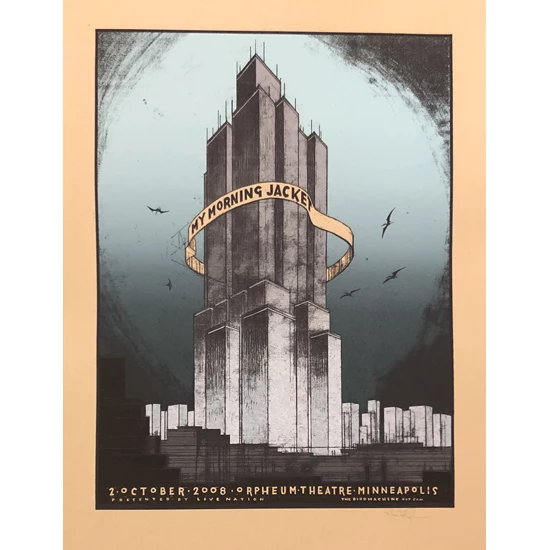 My Morning Jacket Concert Poster by Jay Ryan (SOLD OUT)