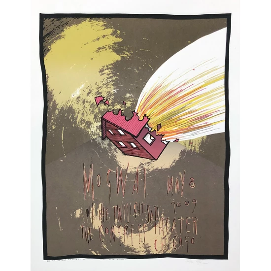 Mogwai concert poster by Jay Ryan (SOLD OUT)