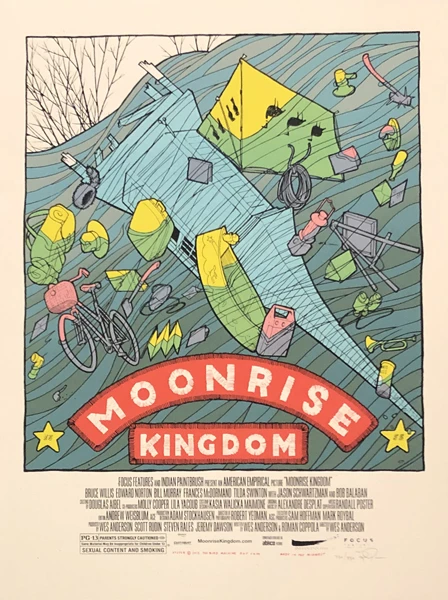 Moonrise Kingdom movie poster by Jay Ryan (SOLD OUT)