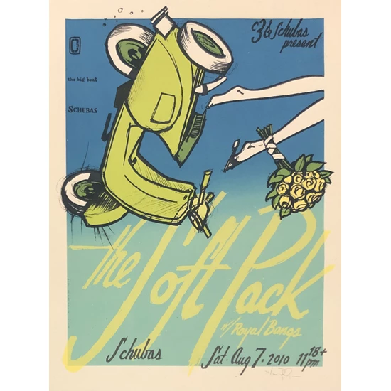 The Soft Pack concert poster by Jay Ryan
